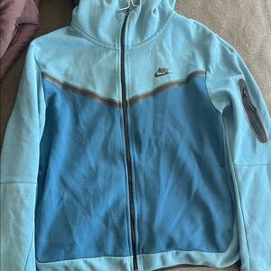Nike Two-Tone Blue Zip-Up Jacket